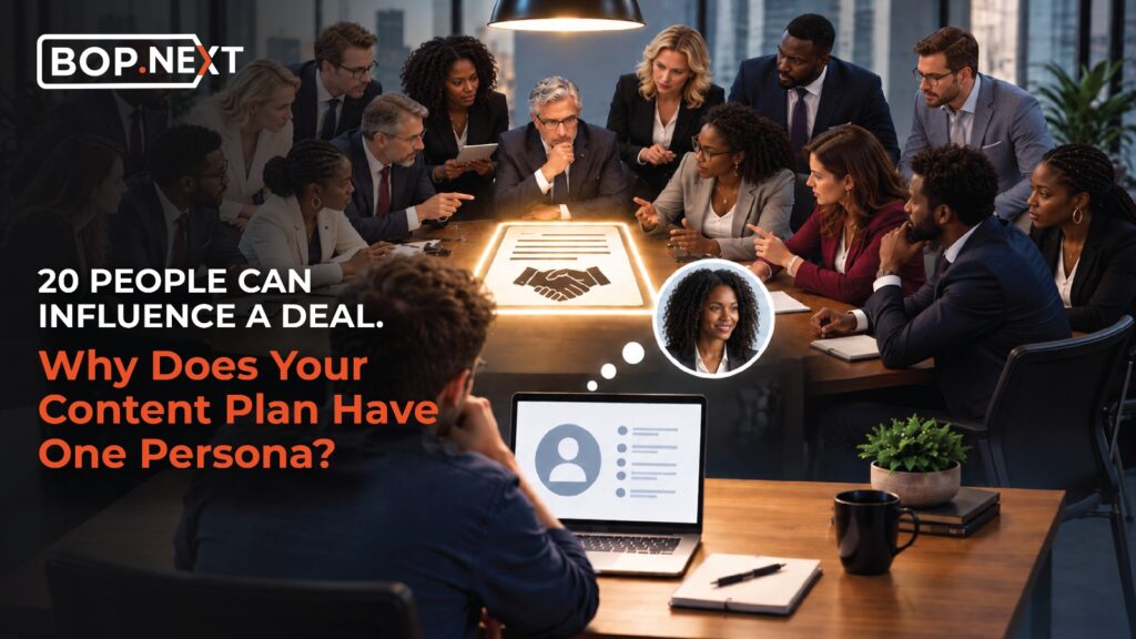 If Your Buying Group Has 20 People, Why Does Your Content Plan Have One Persona?